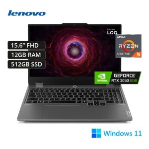 LENOVO LOQ 15ARP9 RYZEN 5 7235HS - RAM 12GB - SSD 512GB - RTX 3050 6GB - 15,6" FHD 144HZ