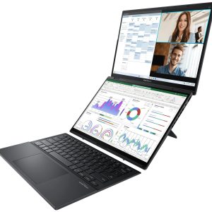 PORTÁTIL ASUS ZENBOOK DUO OLED 14" PULGADAS UX8406MA - CORE ULTRA 9 185H - RAM 32GB - DISCO SSD 1 TB - GRIS